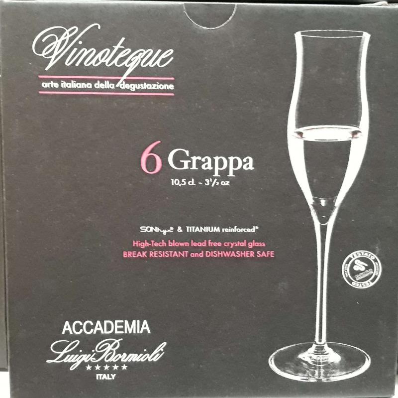 LUIGI BORMIOLI VINOTEQUE GRAPPA pohár, 10,5 cl, 6 db, 198122