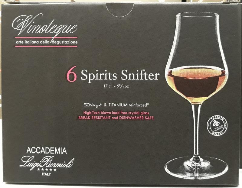 LUIGI BORMIOLI VINOTEQUE SPIRITS SNIFTER pohár, 17 cl, 6 db, 198140