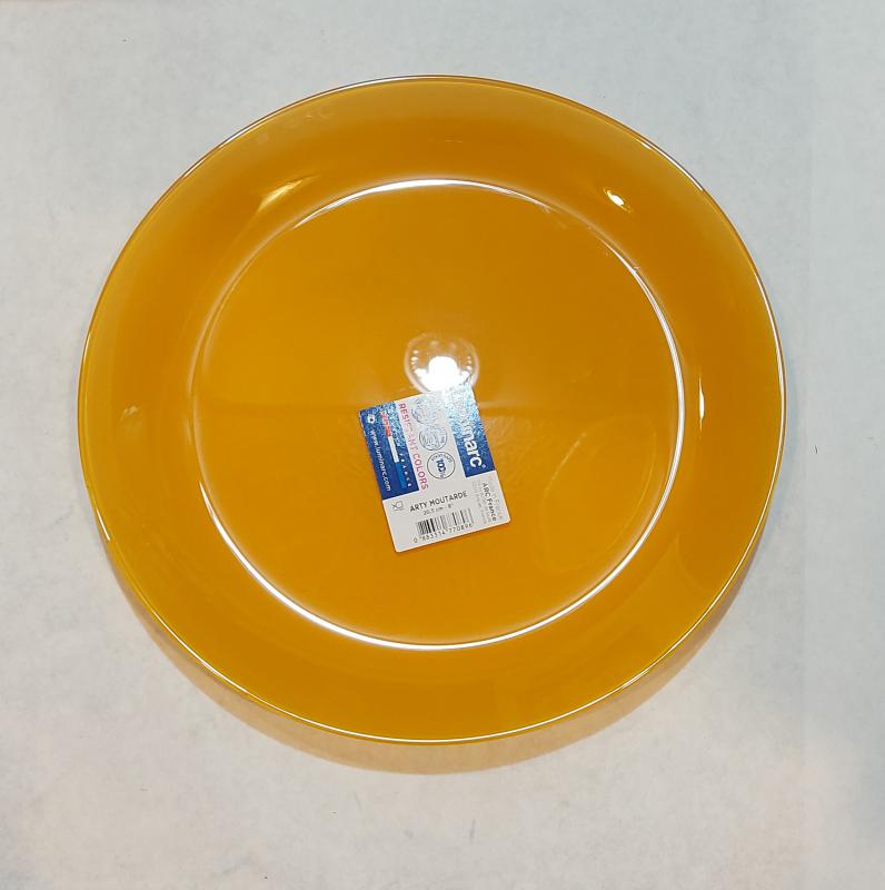 Luminarc Arty desszert tányér 20,5 cm, Moutarde (mustársárga), P6339