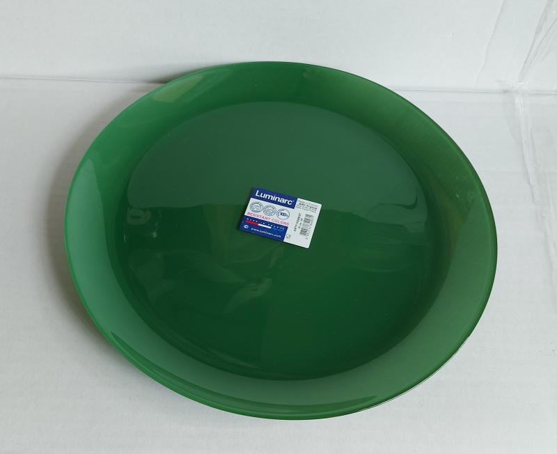 Luminarc Arty lapos tányér 26 cm, Forest (zöld), Q2952