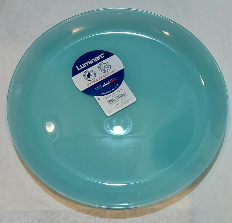 Luminarc Arty lapos tányér 26 cm, Soft Blue (világoskék), L1122