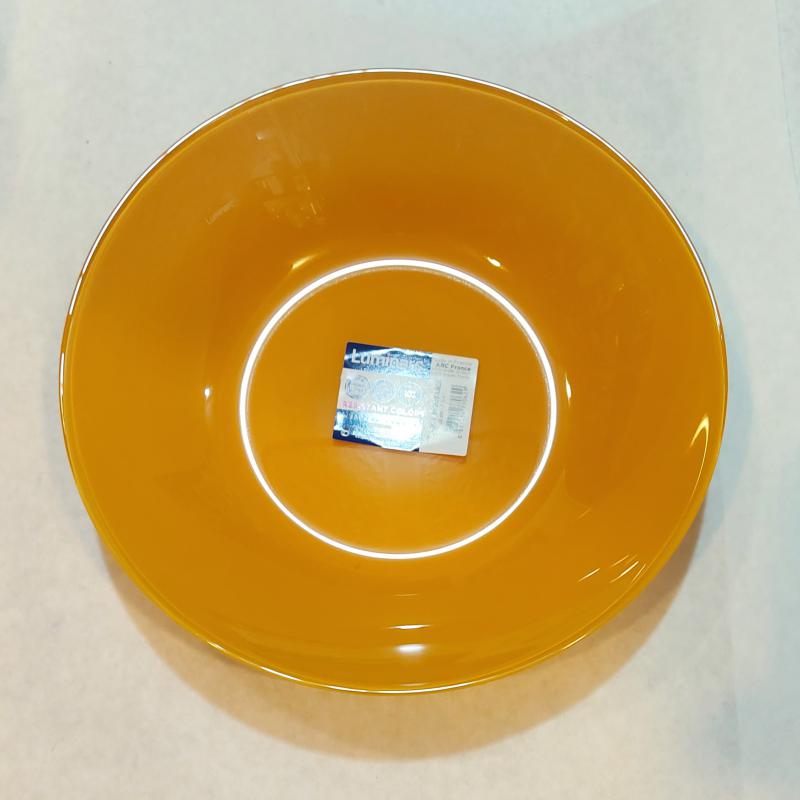 Luminarc Arty mély tányér 20 cm, Moutarde (mustársárga), P6324
