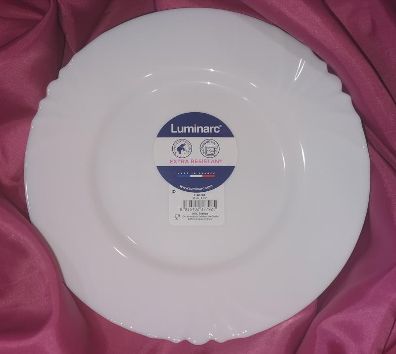 Luminarc Cadix lapos tányér 25 cm, 500429