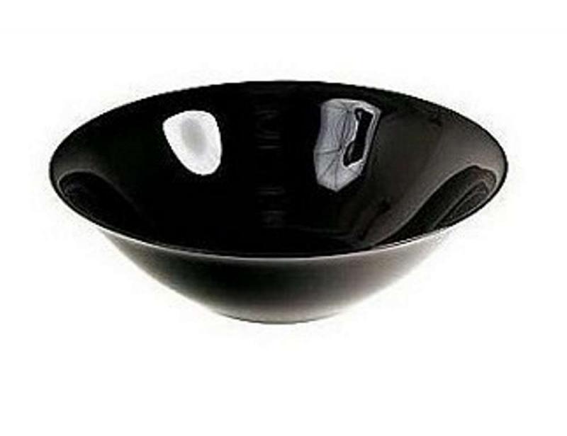 LUMINARC CARINE salátás tál, fekete, 27 cm, 2liter, 1db, 502740