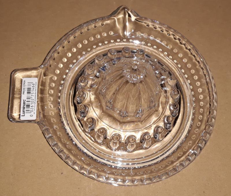 Luminarc citromfacsaró (kicsi), üveg, 13 cm, 500534