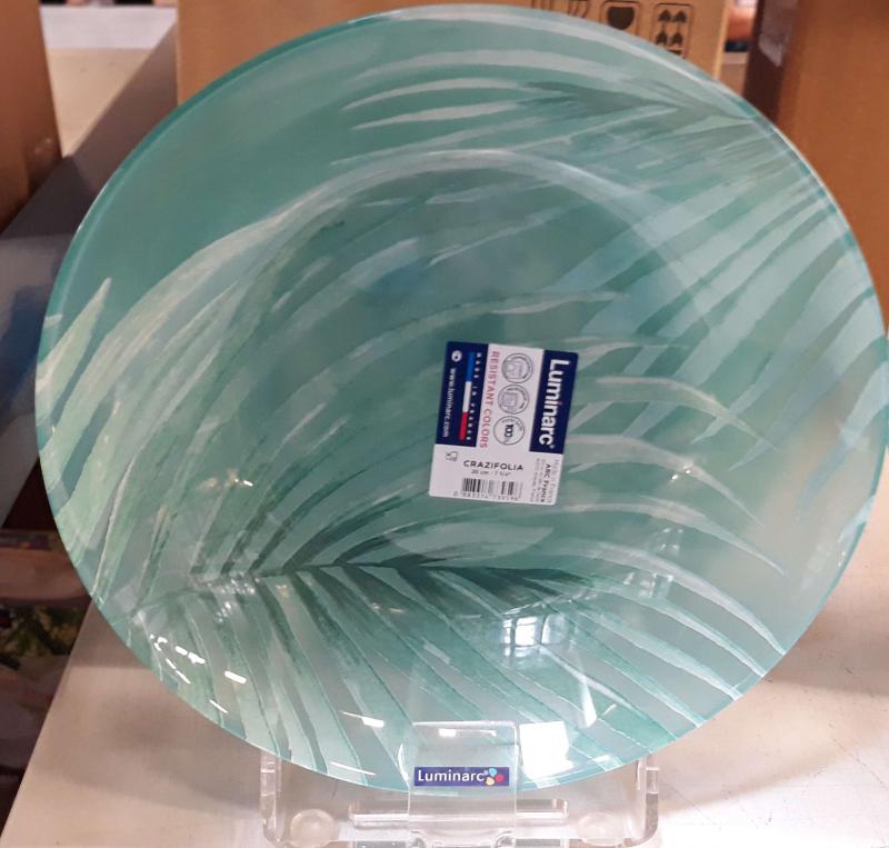 Luminarc CRAZIFOLIA mély tányér, 20 cm, üveg, 1db