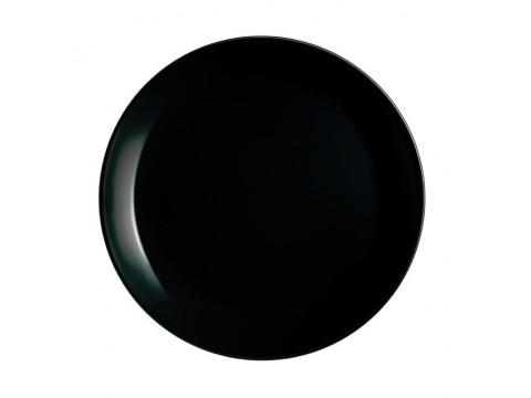 Luminarc DIWALI FEKETE üveg lapos tányér 27 cm, 1 db