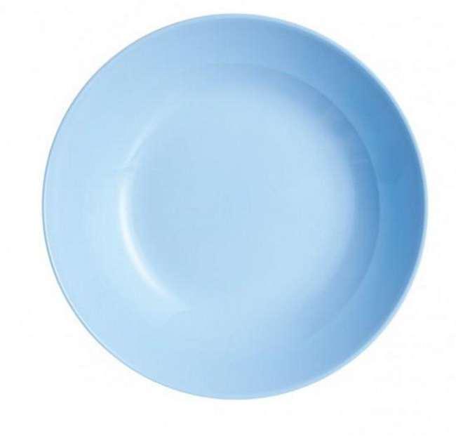 Luminarc DIWALI LIGHT BLUE (v.kék) üveg mélytányér, 20 cm, 1 db