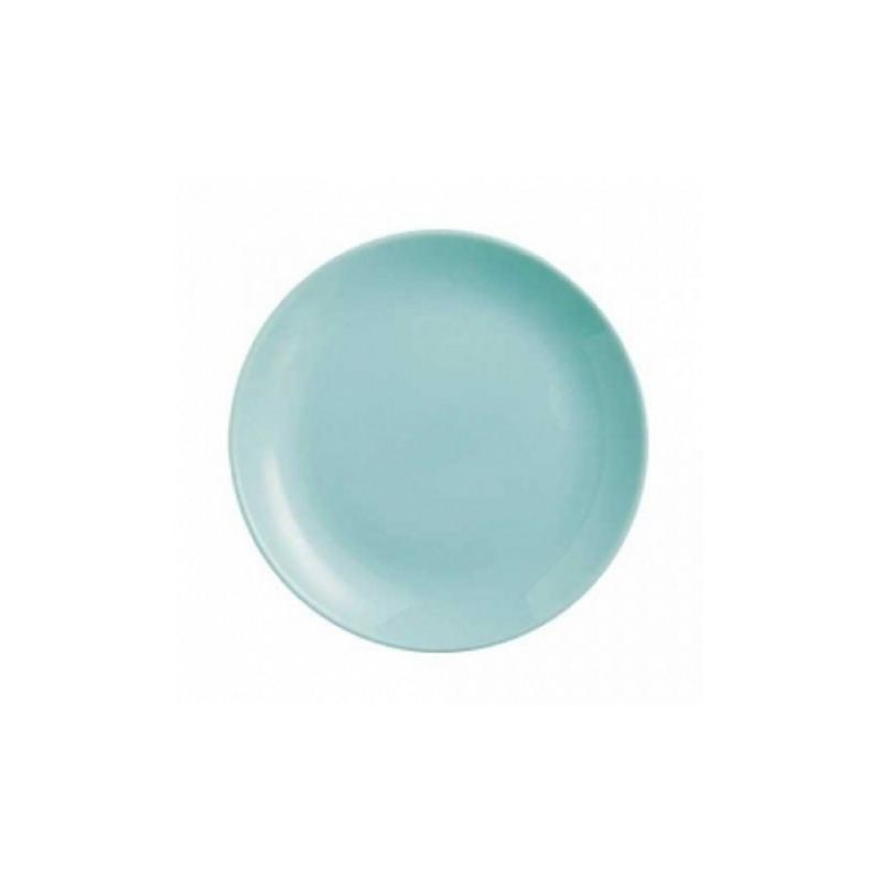 Luminarc DIWALI LIGHT TURQUOISE (v.türkíz) desszert üveg tányér 19 cm, 1 db