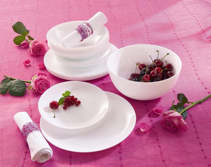 Luminarc Diwali White (fehér) 19 részes étkészlet