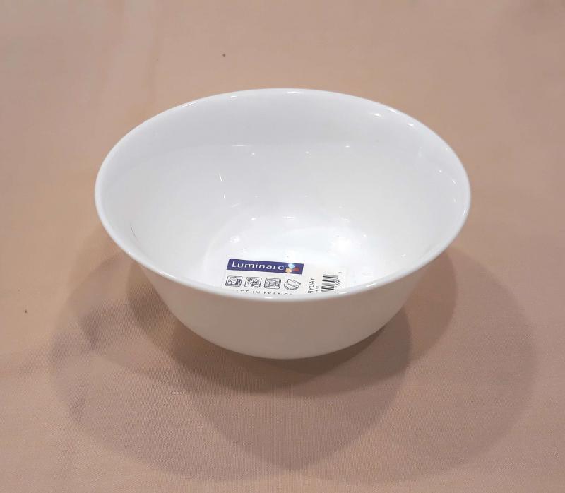 LUMINARC EVERY DAY salátás tálka, fehér, 12 cm, üveg, kerek, 501622