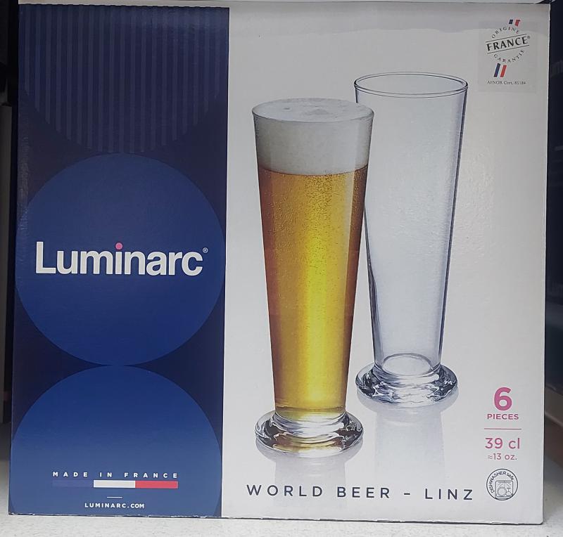 Luminarc Linz sörös pohár, world beer,39cl, 6db