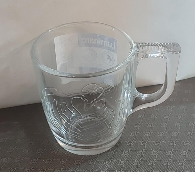 Luminarc Nuevo Barista 9 cl, mintás, mokkás csésze, üveg