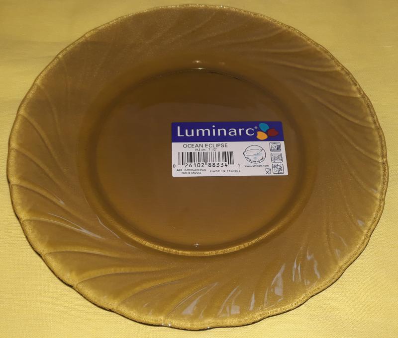 Luminarc Ocean Eclipse füstszínű desszertes tányér, 19,5 cm, 1 db