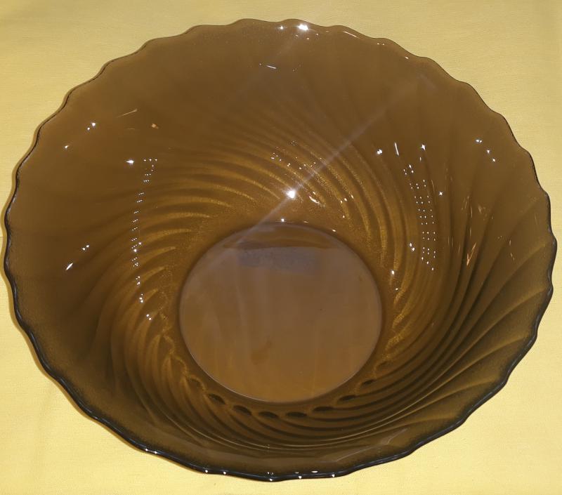 Luminarc Ocean Eclipse füstszínű leveses/salátás tál, 23,5 cm, 1 db