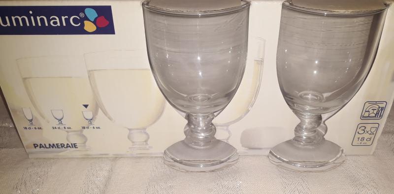 LUMINARC Palmeraie talpas pohár, 18 cl, 3 db, 501094