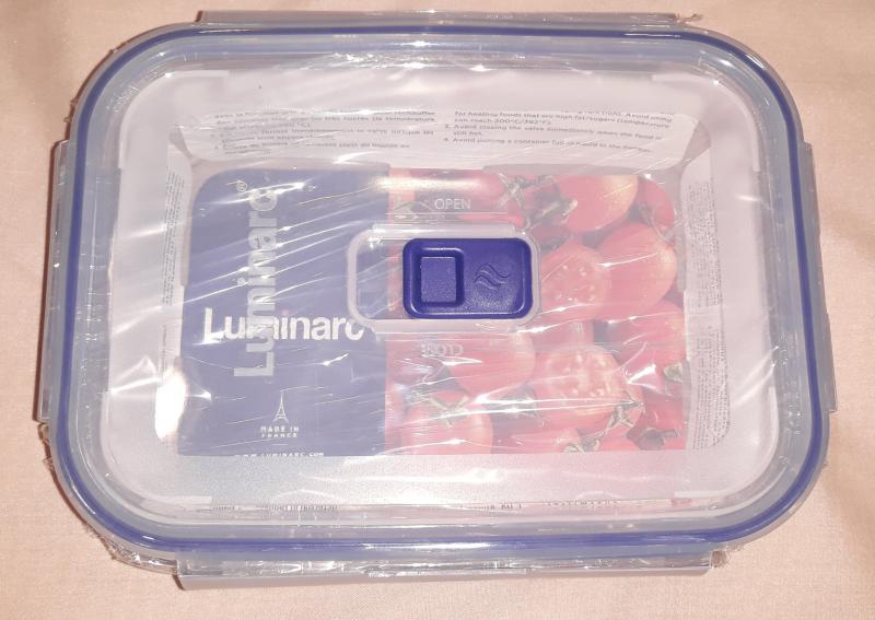LUMINARC PURE BOX tégl.doboz,  21X15,5X7,5 cm, 122 cl, 501066