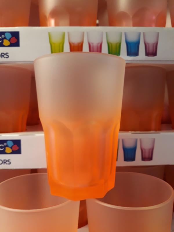 Luminarc Techno Colors üdítős pohár, 40 cl, NARANCS, 500488narancs