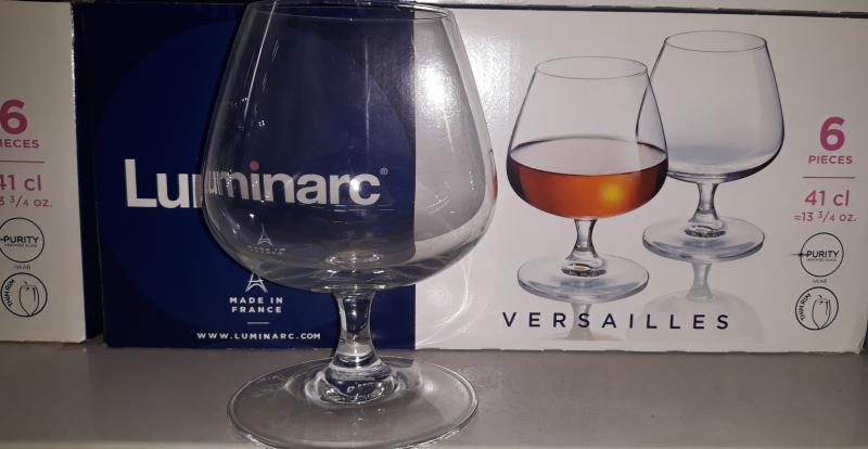 Luminarc Versailles talpas konyakos pohár, 41 cl, 6 db, 500303