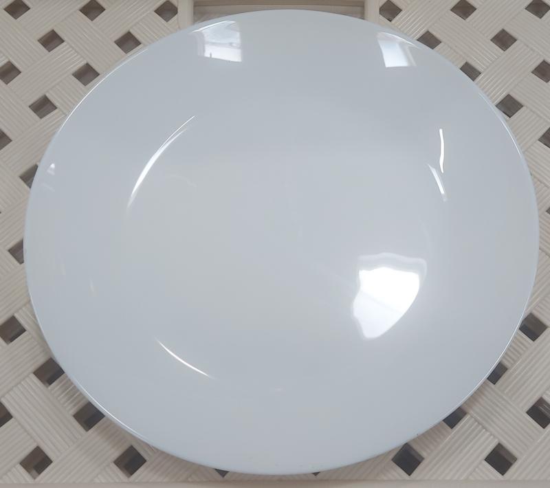 Luminarc Zelie fehér, üveg lapos tányér, 25cm, 500959LT