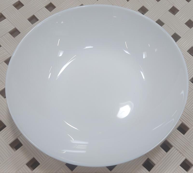 Luminarc Zelie fehér, üveg mély tányér, 20cm, 500959MT