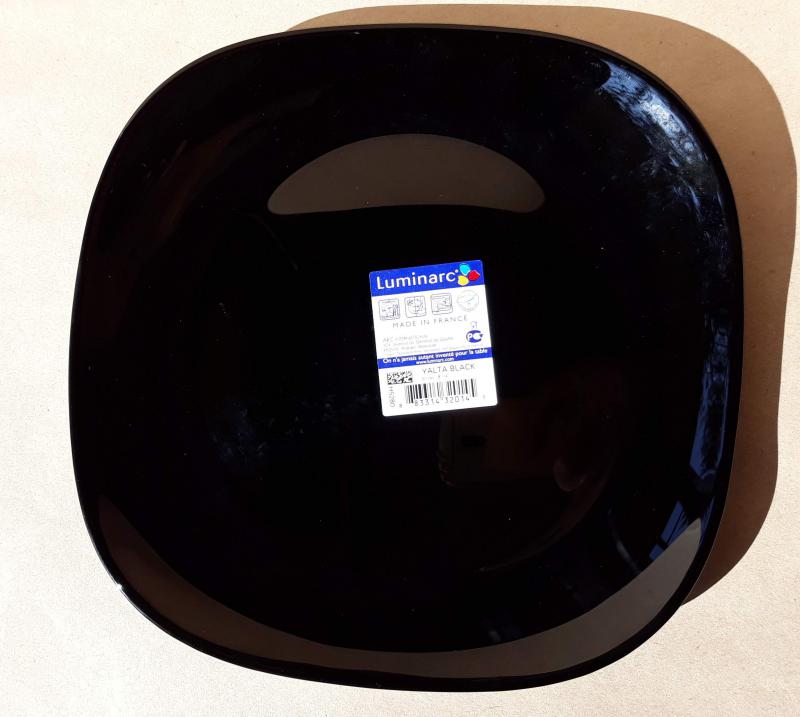 Luminarc Zenix Yalta Black desszert tányér, 20cm, 1db