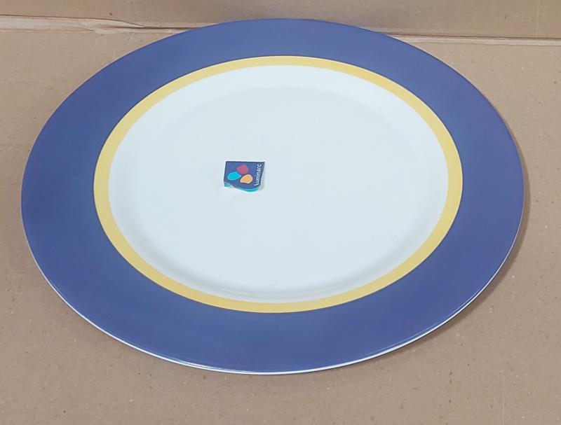 Luminarc Zest lapos tányér(tál), 31cm, kék sárga