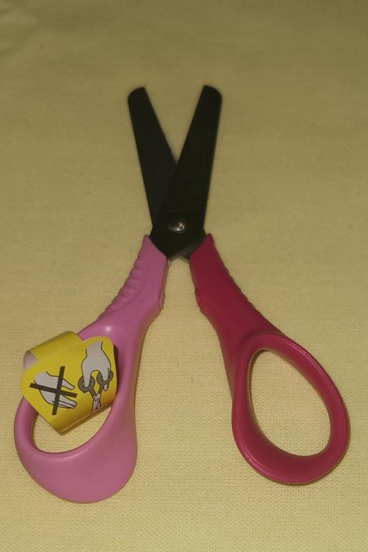 Maped balkezes gyerekolló, 12 cm, rózsaszín