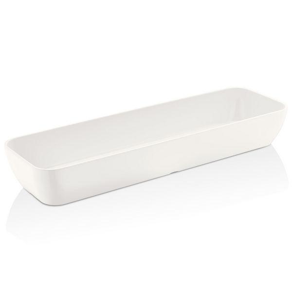 MELAMIN GN 2/4 53×16,2×3,5cm 3,8l FEHÉR CORONA, 42024.cw