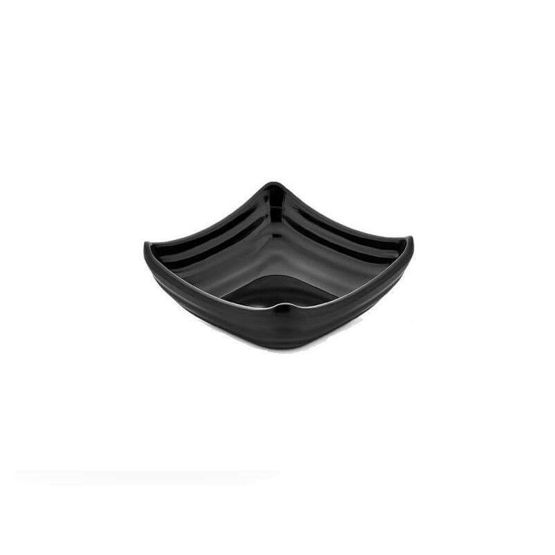 MELAMIN ramekin 11x11x3,6cm 100ml FEKETE KARO