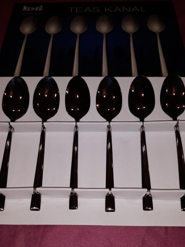 MEPRA LORENA rozsdamentes teás-kávés kanál, 6 db, 106306