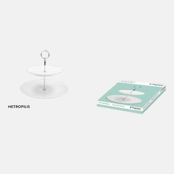 METROPOLIS BIANCO porcelán sütiállvány 27cm