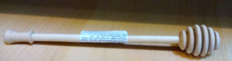 Mézcsurgató, fa, 18,5 cm, 302046