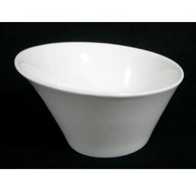 MODERNE porcelán kínáló ferde 9x5cm, fehér, (SHEER)