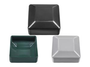 Műanyag kerítés oszlopsapka 18x18 mm oszlopokra. fekete, szürke, zöld, barna,  50 db
