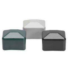 Műanyag kerítés oszlopsapka 30x30 mm oszlopokra. fekete, szürke, zöld, barna, 50 db