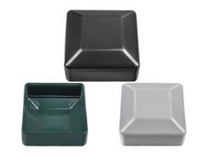 Műanyag kerítés oszlopsapka 50x50 mm oszlopokra. fekete, szürke, zöld, barna, 20db