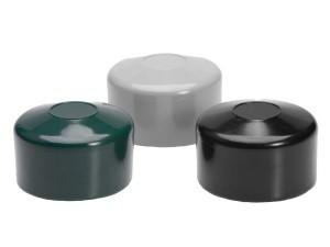 Műanyag kerítés oszlopsapka Ø38 mm oszlopokra. fekete, szürke, zöld, barna, 50 db