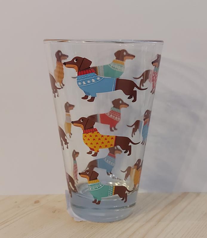 NADIA Tacskó üdítős pohár 31cl, üveg