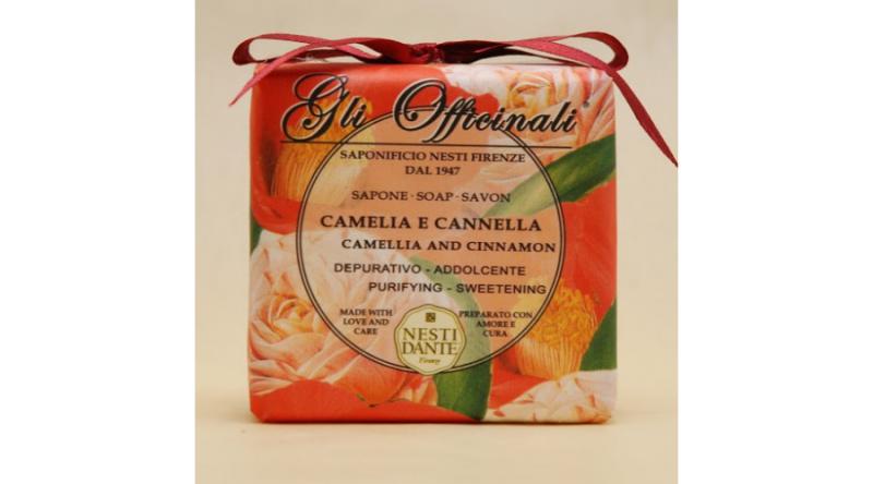 N.D.Gli Officinali,camellia and cinnamon szappan 200g