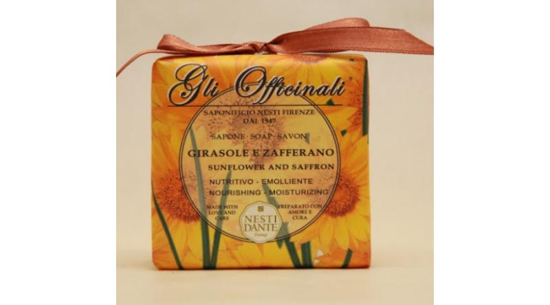 N.D.Gli Officinali,sunflower and saffron szappan 200g