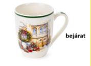 N.S.BGQ251902D Porcelánbögre teatojással skótkockás dobozban, 350ml, Christmas is coming, bejárat