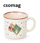 N.S.BGQ251904B Porcelánbögre presszós 100ml, Christmas is coming II. csomag