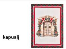 N.S.HTH251901F Konyharuha 50x70cm, pamut, Christmas is coming, kapualj