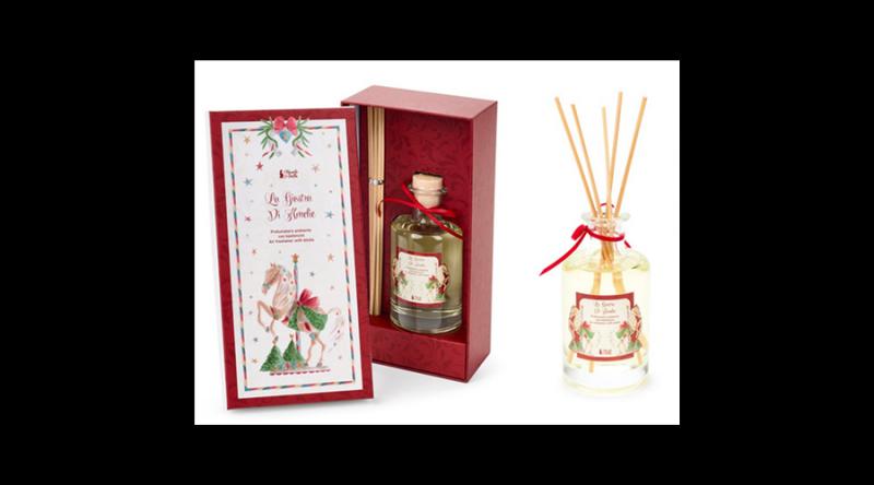 N.S.SFI251604 Szobaillatosító rattanpálcikával, 230ml, citrus, Giostra