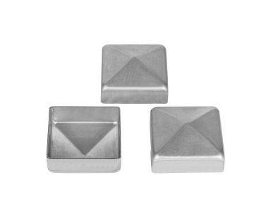 Nyersacél oszlopsapka 20x20 mm oszlopokra. Kiszerelés: 50 db