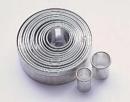 PADERNO Linzerkiszúró formák, sima, 14 db, 47316-12