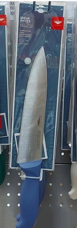 Paderno rm. konyhakés, 20cm ,kék nyél, 18000-B20