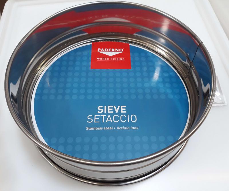 Paderno rozsdamentes szita, 12605-22, liszt, 22cm