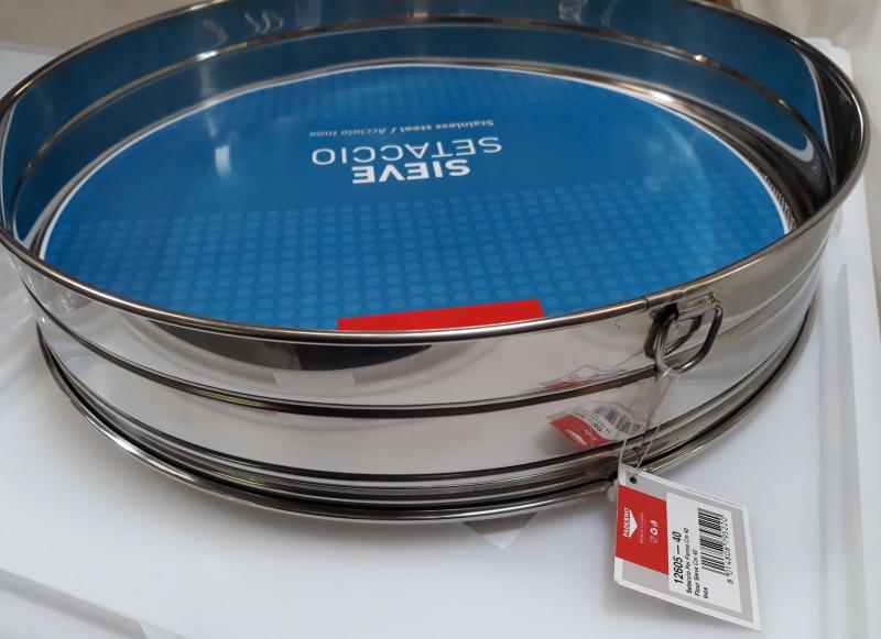 Paderno rozsdamentes szita, 12605-40, liszt, 40cm